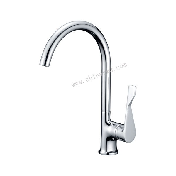 單柄立式洗槽龍頭 WJ3306 單柄立式洗槽龍頭 WJ3306